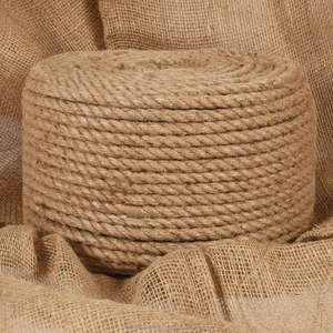 Corde en jute torsadée 12 mm 3/4 brins, 100 % naturelle, écologique, durable, biodégradable, haute résistance, antibactérienne, haute qualité - Product Image 5