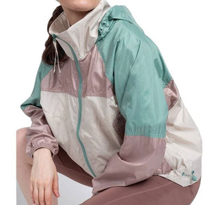 เสื้อแจ็คเก็ตกันลมผู้หญิงสไตล์ฮิต ระบายอากาศได้ดี สีม่วง - Product Image 4