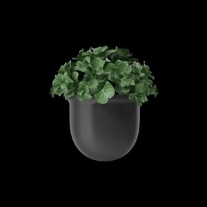 Pot de plante sphérique en métal noir, vente en gros |   Aqdus Saleem Moradabad - Product Image 2
