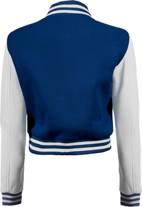 New Style <b>Women</b> Clothing Fashion Streetwear Patchwork Button <b>Women's</b> Fall Cropped <b>Women</b> Lady Coat <b>Varsity</b> <b>Jacket</b> - Product Image 3
