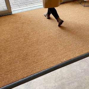 Tufted Cut Pile Microfiber Non-Slip Thick Puzzle Pattern Machine Washable Rubber Coir pvc backed doormat - Product Image 3