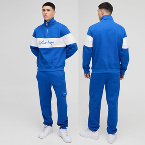 Ensemble de survêtement léger et confortable pour l'exercice et la course, coupe régulière, coupe-vent, imperméable, deux pièces, pour entraînements - Product Image 4