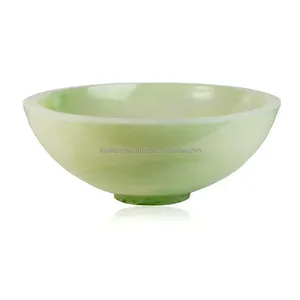 Tazón Grande para Ensalada de Resina Estilo Celadon, Lujoso y Clásico, Ecológico, Hecho a Mano, Color Verde Pulido, el Mejor Diseño para - Product Image 1