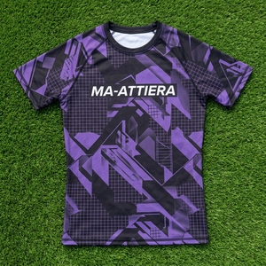 Camiseta de Compresión de Manga Corta para Hombre, Diseño de Camuflaje Digital Morado, Ropa Deportiva para Gimnasio, Fitness, Running, Entrenamiento, Ropa Interior Deportiva de Alto Rendimiento - Product Image 6