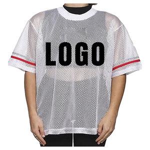 Women's Summer Mesh T Shirt Oversized <b>Fishnet</b> Graphic Logo Top Lightweight Breathable Fashion Clothing - Product Image 3