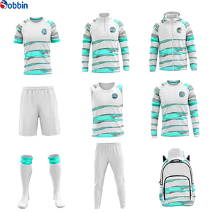 Tenue de football respirante et confortable de qualité supérieure – Ensemble maillot et uniforme de football sublimé pour jeunes – Tenue d'équipe pour matchs et entraînements - Product Image 6