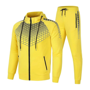 Chándal Deportivo Sublimado para Hombre, Tejido de Poliéster que Absorbe la Humedad, Chaqueta Ligera con Cremallera, Pantalones Flexibles, Ropa Deportiva Personalizada - Product Image 6