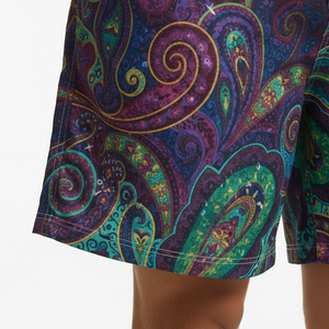 Shorts de bain pour hommes, imprimés par sublimation, respirants, séchage rapide, 100% polyester, grandes tailles, logo personnalisé - Product Image 6