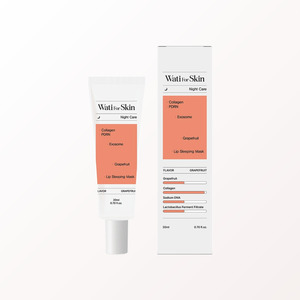 Mascarilla labial reparadora Watiforskin Collagen PDRN Exosome Grapefruit Lip Sleeping Mask Hecho en Corea - Product Image 4