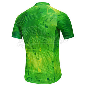 <b>Athletic</b> Men's Cycling Jersey 100% Polyester Short Sleeve Moisture Control with Flexible Fabric for Daily Bicycle Workout Use - Product Image 2