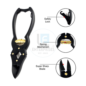 Coupe-ongles professionnel en acier inoxydable de haute qualité pour podologie, robuste, à bras articulé, pour ongles épais, manucure, courbé pour les doigts - Product Image 5