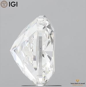 เพชร VS2 ความสะอาดระดับ E สี E รูปทรงคุชชั่น พร้อมใบรับรอง IGI น้ำหนัก 2.50 กะรัต เพชร CVD ที่เพาะเลี้ยงในห้องปฏิบัติการ เหมาะสำหรับแหวนเด่นสะดุดตา - Product Image 3