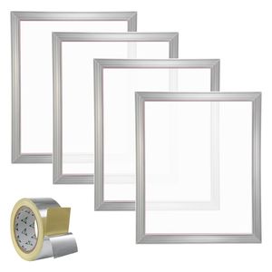 Kit per Serigrafia a 4 Pezzi con Telai in Alluminio 20x24 Pollici e Rete a Maglia 355 per Stampa - Product Image 1