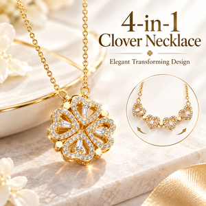 Collar de Trébol de Cuatro Hojas para Mujer, Elegante Collar con Colgante de Trébol, Joyería de Moda, Regalo de la Suerte para Mujeres y Niñas, Uso Diario - Product Image 3