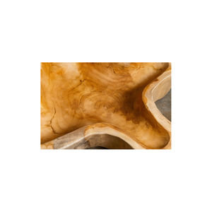 Platos de Madera de Raíz de Teca Hechos a Mano, Diseño Moderno para una Belleza Natural Atemporal por ARTERRA - Product Image 2