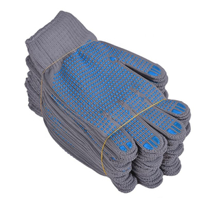 Dotted <b>Gloves</b> Anti Slip Cotton Work <b>Gloves</b> for Warehouse Construction PVC Dotted <b>Gloves</b> Breathable Cotton <b>Knit</b> Industrial <b>Gloves</b> - Product Image 3