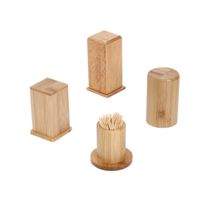 Boîte à cure-dents en bois haut de gamme pour salle à manger, étui personnalisé, nouvel article de cuisine artisanal - Product Image 3