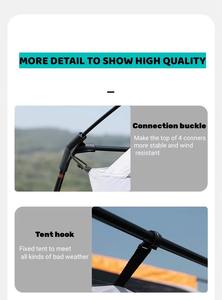 6-8 Person Two Bedroom Family Camping Tent Spacious One Living Room Oxford Double Layer Quick Opening - Product Image 6