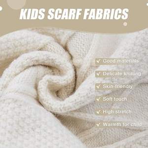 Bufanda Tejida Unisex de Mezcla de Algodón Transpirable - Calentador de Cuello de Punto Acanalado Suave con Logotipo Personalizado para Invierno - Product Image 3