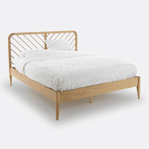 Premium Minimalist Wooden Bed <b>Frame</b> with Solid Wood Design for Modern Elegant and Comfortable Bedrooms - Product Image 2