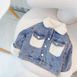 Chaqueta Vaquera para Niños, Chaqueta de Mezclilla a la Moda, Chaquetas para Niñas - Product Image 4