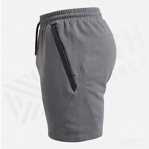 Shorts de jogging pour hommes en coton respirant, pour la gym, l'entraînement, le fitness, la course, décontractés, d'été, avec taille élastique, style pantalon de survêtement - Product Image 3