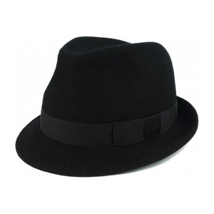 Chapeaux sur mesure en gros, couleur unie, chapeau personnalisé pour hommes, chapeau Fedora en polyester tendance pour hommes, chapeau décontracté avec logo personnalisé, vente en gros 100 - Product Image 5