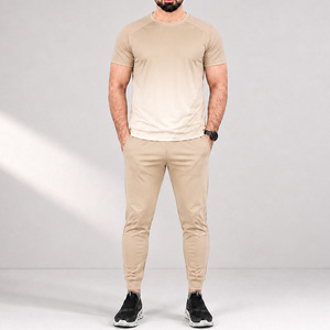 Conjunto Deportivo de Alta Calidad con Estampado Ombre por Transferencia Térmica, Camiseta Deportiva para Gimnasio, Ropa Deportiva para Entrenamiento, Transpirable para Verano - Product Image 3