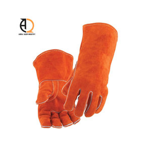 Welding <b>Gloves</b> Safety Leather Heat Resistant Protective <b>Gloves</b> - Product Image 6