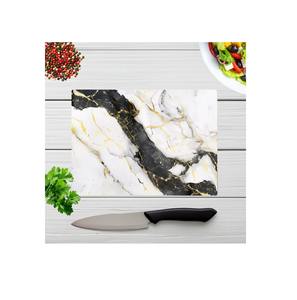 Tabla de cortar de mármol premium para la preparación profesional de alimentos, que ofrece una superficie higiénica y un rendimiento duradero en la cocina. - Product Image 1