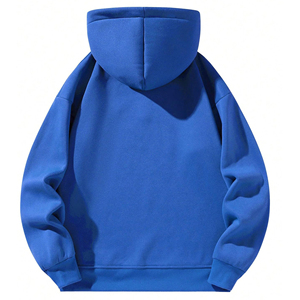 Sweat-shirts à fermeture éclair pour hommes, 100% coton, tissu polaire, coupe-vent, broderie personnalisée, impression OEM ODM en gros - Product Image 3