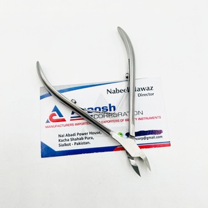 New Arrival Best Quality Curved Stainless Steel Cuticle Nipper Wide Jaw Opening Professional Nail Clipper for Thick Nails Gift - Product Image 4