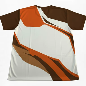 Wholesale <b>Men</b> Sports T Shirt Polyester Breathable Quick Dry Custom Print Athletic T Shirt - Product Image 3