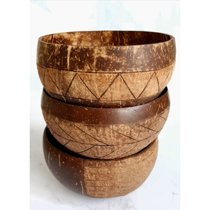 Juegos de regalo modernos para cenas y eventos tropicales, cuenco de coco lacado con acabado blanco brillante, Concha real para bodas - Product Image 4