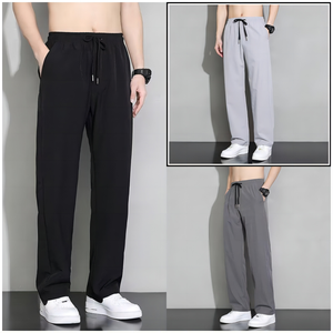 Pantalones Deportivos Casuales de Verano para Hombre, de Alta Calidad, Nueva Colección, Delgados, de Secado Rápido, Corte Holgado, de Seda de Hielo - Product Image 2