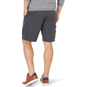 Men's Casual <b>Stretch</b> <b>Cargo</b> Shorts Elastic Waist Drawstring Multi Pocket Work Shorts Made in Bangladesh - Product Image 1