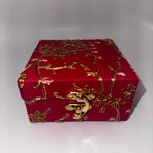 Embroidered Gift <b>Box</b> <b>Cheap</b> Price Elegant Decorative <b>Box</b> for Wedding Gifts Jewelry Storage and Festive Use - Product Image 1