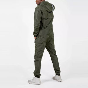 Conjunto Deportivo al por Mayor, Conjuntos de Joggers, Ropa de Entrenamiento, Uniforme Escolar, Ropa Deportiva, Chaqueta Cortavientos de Invierno con Estampado para Hombre, Tejido - Product Image 2