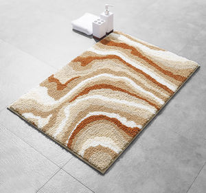 Custom Made Printed Design Floor Microfiber Non Slip Bath Mat Sublimation Thick Bathroom Matt Foam Tassel Chenille Shaggy Plush - Product Image 1