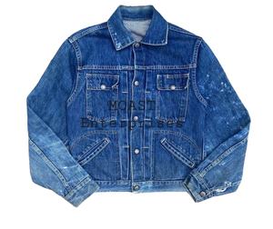 Chaqueta Vaquera Vintage Personalizada para Invierno, Estilo Formal y Casual, con Parches, Bordados y Decoración de Botones - Product Image 1