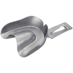 Plateaux d'empreinte dentaire manuels professionnels de qualité supérieure en acier inoxydable allemand perforé, autoclavables, avec poignée ergonomique, Classe I - Product Image 5