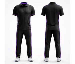 Stylish Sublimated <b>Cricket</b> Uniform for Clubs and Academies | Men Women Youth <b>Cricket</b> Wears Polo Shirt and Trouser Full Team - Product Image 3