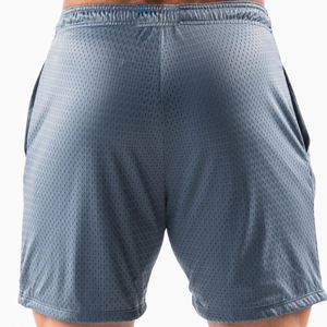 Shorts de sport unisexe en polyester et maille de haute qualité pour hommes 2026 – Personnalisation du logo et fabrication OEM – Tissu en toile anti-plis pour entraînement et usage décontracté - Product Image 6