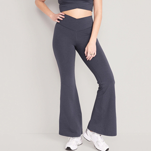 Fashionable Women Skinny Flared <b>Trousers</b> <b>Elastic</b> Waist Stretchy Cotton Fabric for <b>Work</b> Party or Travel Women <b>Trousers</b> - Product Image 5