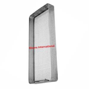 Panier de Stérilisation Médical Manuel en Acier Inoxydable de Haute Qualité, à Parois Perforées et Base Plate, Compatible Autoclave, Certifié CE, Vente en Gros - Product Image 2