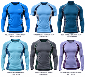 Ropa Interior Térmica y de Compresión para Pesca para Hombre - Azul Marino - Seis Colores - Fabricante de Ropa Deportiva y para Exteriores - Product Image 5