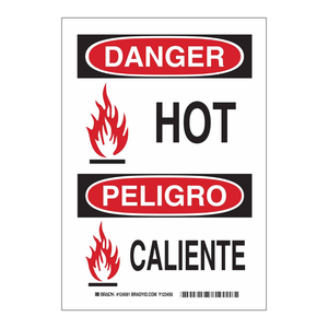 Señal de Peligro Bilingüe - Tablero de Advertencia de Aluminio Impreso con UV para Seguridad Industrial y de Laboratorio - Product Image 3