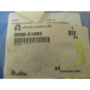 AMAT 0200-01065 ชิ้นส่วนแทรก, พอร์ตปั๊ม, 300 มม. TC14 - อุปกรณ์และอะไหล่เซมิคอนดักเตอร์ระดับโลกที่เชื่อถือได้ - Product Image 1