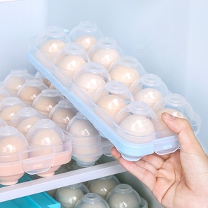 Caja de almacenamiento de plástico de alta calidad, contenedor de preservación de huevos