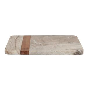 Planche à découper en marbre et bois faite à la main, planche de service, planche à fromage, préparation alimentaire en cuisine, décoration de la maison, cadeau - Product Image 6